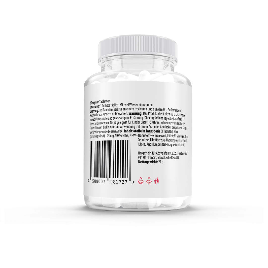 Zink in chelatierter Form 25 mg